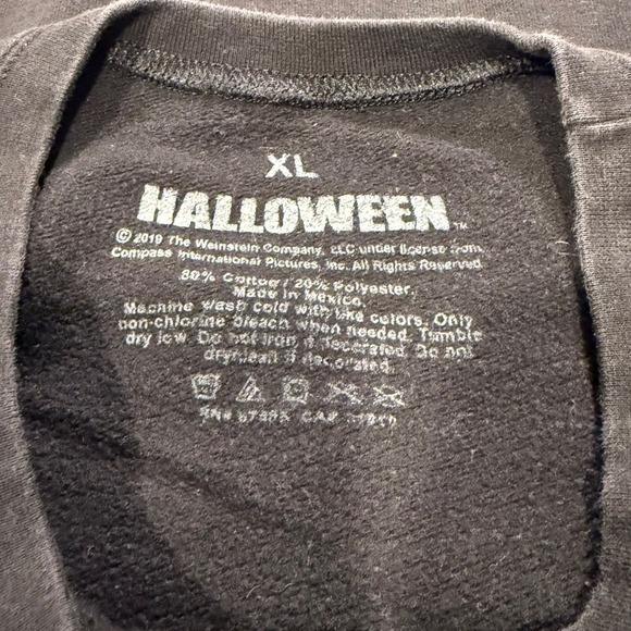 Vintage Halloween Michael Myers Slasher Movie Sweatshirt Mens Extra Large XL‎ - Picture 3 of 3